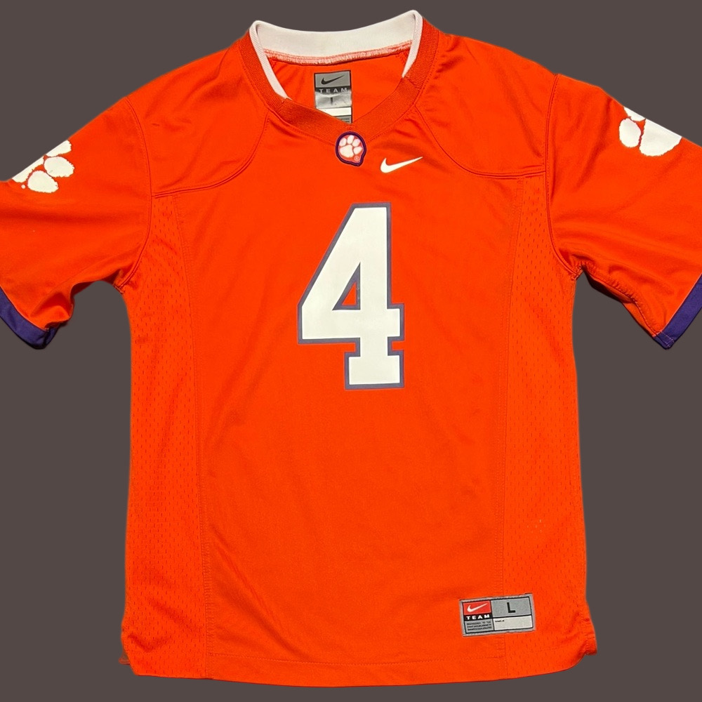Deshaun Watson Clemson Tigers Nike Youth Football Jersey